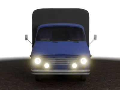 LCV from East Europe Low-poly 3D model