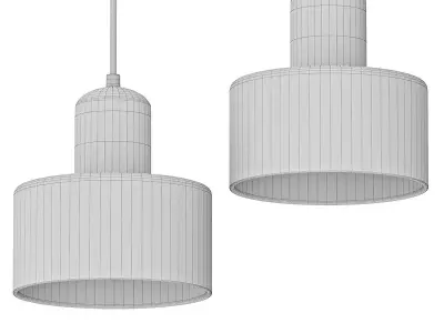 Nordic Luxury Marble Pendant Light 3D model