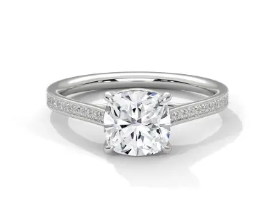 solitaire with detail images and 360 render videos 20 3D print model
