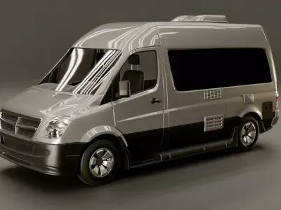 Agile Style Sprinter Van 3D model