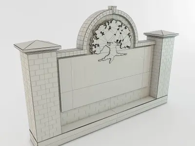 Harvard Sign 3D model