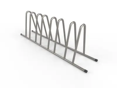 Bike Rack M05 Low-poly 3D model