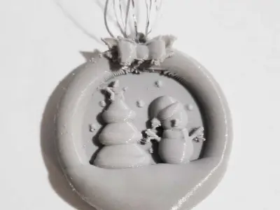 A cute Xmas Ball to decorate your tree 3D print model