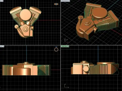 Harley-Davidson Code-CGH007 3D print model