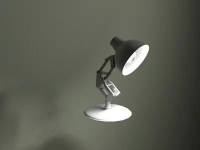 pixar lamp 3D model Low-poly 3D model