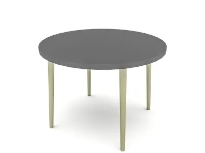 The modern office coffee table Low-poly 3D model