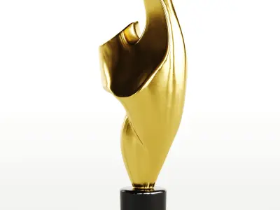 Decorative Abstract Sculpture 07 3D model