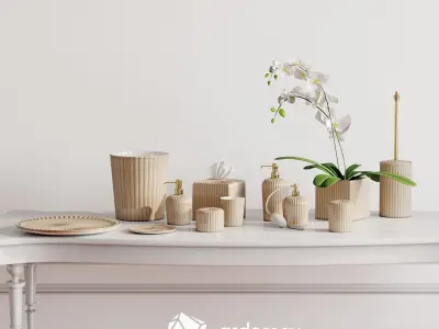 Decorative set 02 3D model