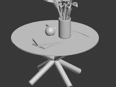 Coffee Table Pavlova West Elm  3D model