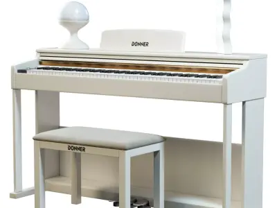 Piano Donner DDP-100 Low-poly 3D model
