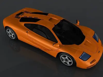 Mclaren F1 1993  Low-poly 3D model
