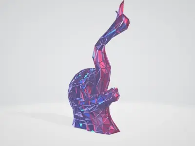 Venom bust WIREFRAME VORONOI WIREMESH MESH 3D print model