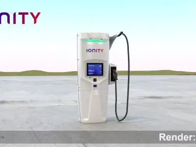 IONITY Charger 3D model