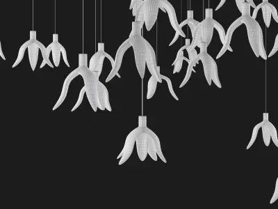 Crystal Chandelier 3D model purchase