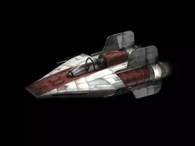 star wars a-wing Free 3D model
