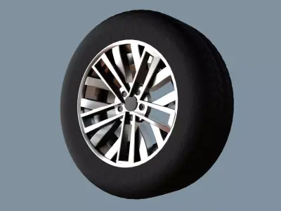 AS rims collection 9 - VW Cascade Low-poly 3D model