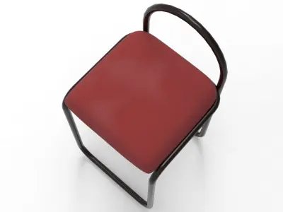 Deph Chair Low-poly 3D model