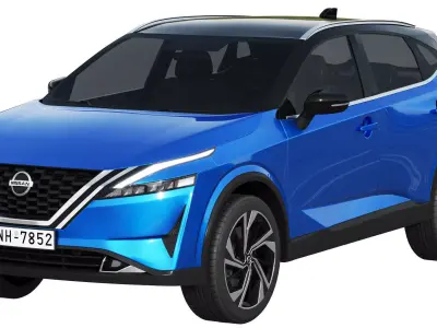 Nissan Qashqai 2022 3D model