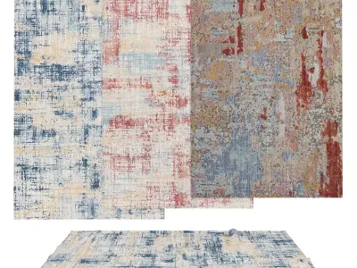 Rugs No 1060 Low-poly 3D model
