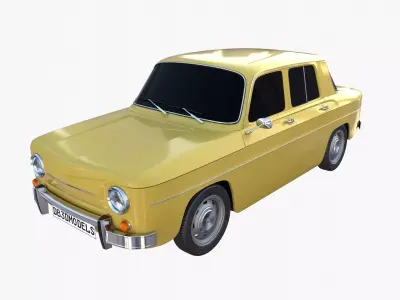 Generic 60s European Car 3D model