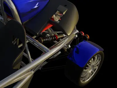 Buggy car 3D model