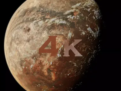 Korriban - 4k Star Wars Planet Texture Free 3D model