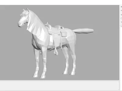 Horse - D13 3D model