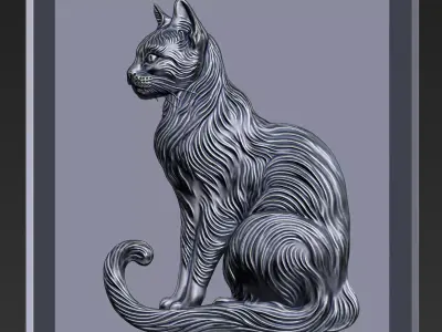 Cat A50 3D print model