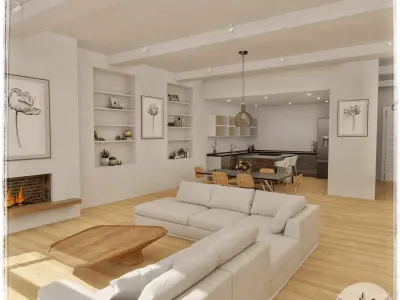 NYC Apartment Blender Scene 3D model