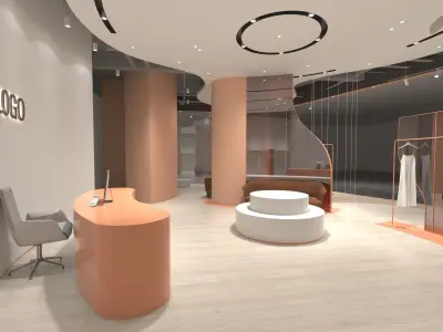 Clothing Shop 4 3D model