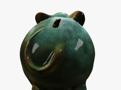 Moneybox pig 3D model