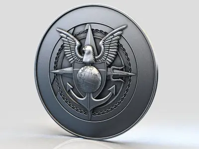Station Logo 3D print model