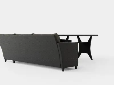 Sevilla Corner Set Low-poly 3D model