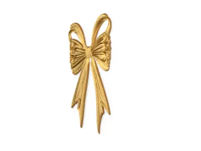 Classic Bow Set  Ornament Element Onlay carved 52 3D model