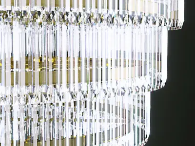 Grandiose Crystal Chandelier by ARORA Lights 3D model