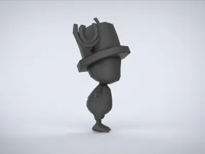 base model chooper Free low-poly 3D model