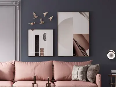 Parisian interior scene 3D model