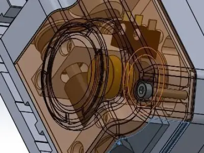 Uniaxial processing platform 3D model