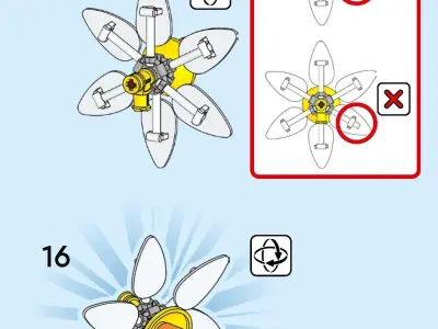 TwindBricks3D - 40747 Daffodils  3D print model