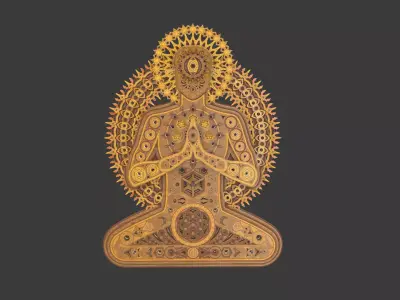 3D Wall sculpture - Eternal Being 3D print model