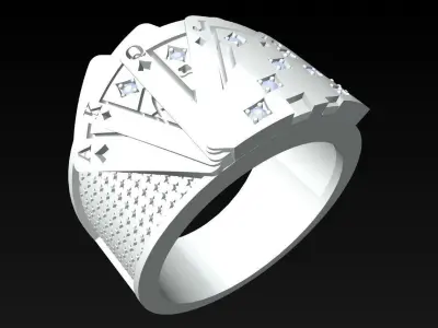 Cards Rings - N1037 3D print model