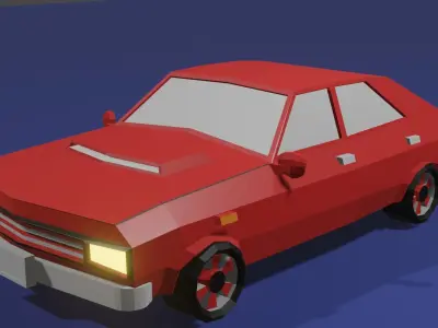 low poly car Free low-poly 3D model by alpha55 from CGTrader