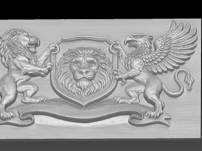 1 Griffin CNC Relief Model 3D print model