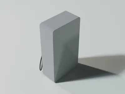 ENEL X Charging Station Low-poly 3D model