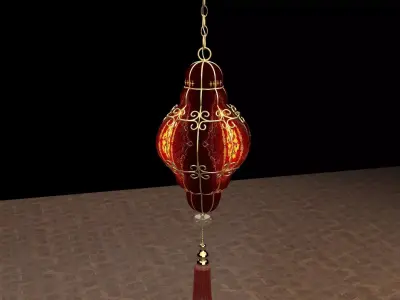 Chinese palace lantern 3D model
