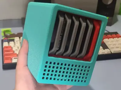 DIY Mini NAS Chassis 3D print model