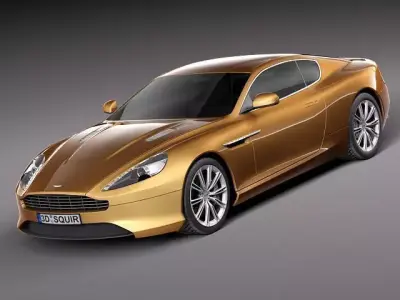 Aston Martin Virage 2012 3D model