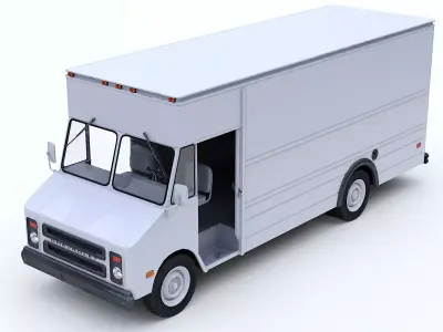 Chevrolet P30 Step Van 1991  Low-poly 3D model