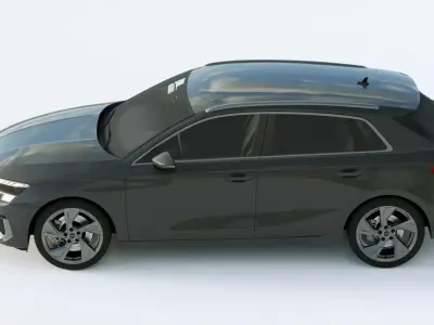 Audi A3 2021 3D model