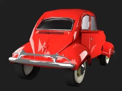 old beetle car 3d model 3D print model